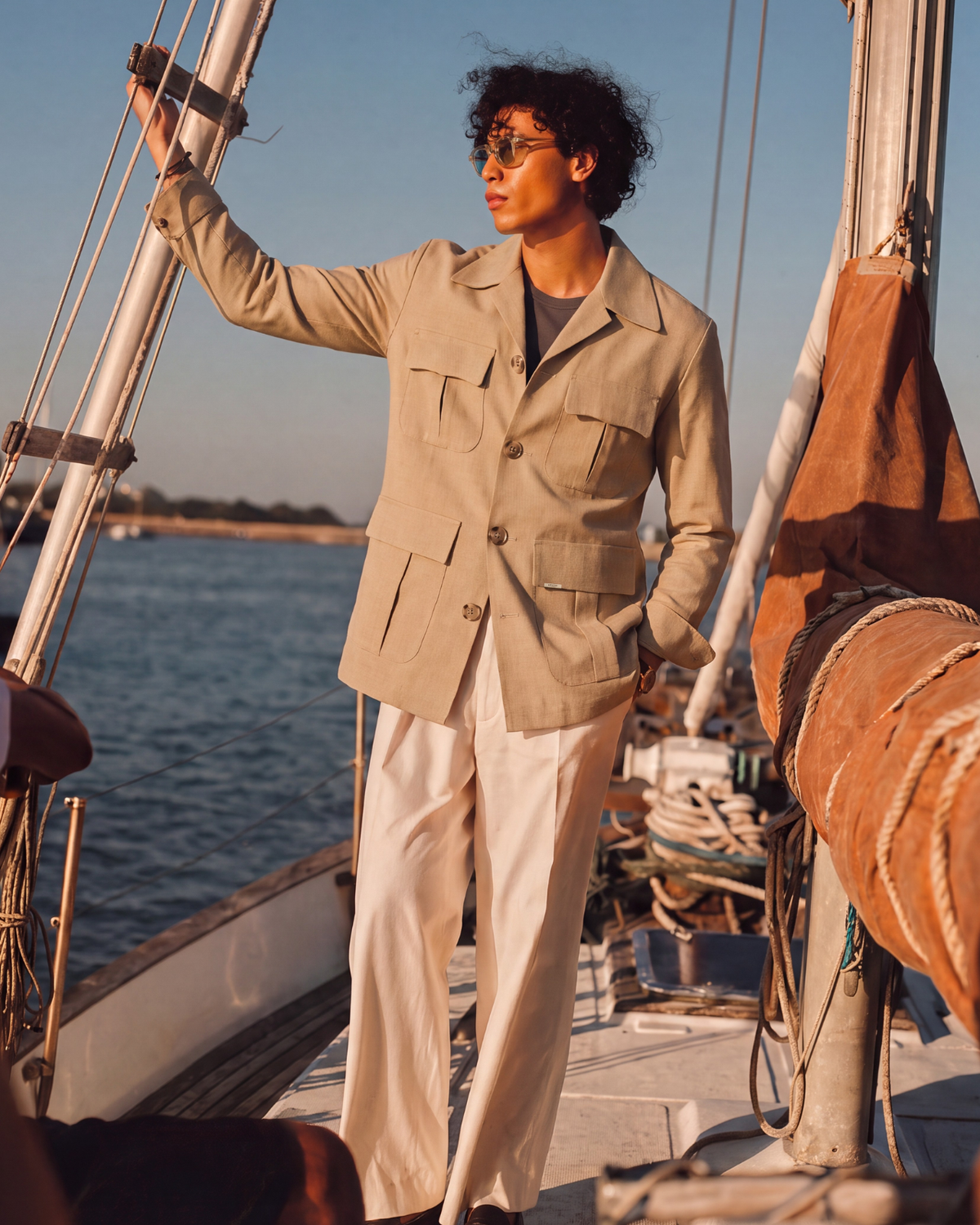 Camel Seville Safari Overshirt