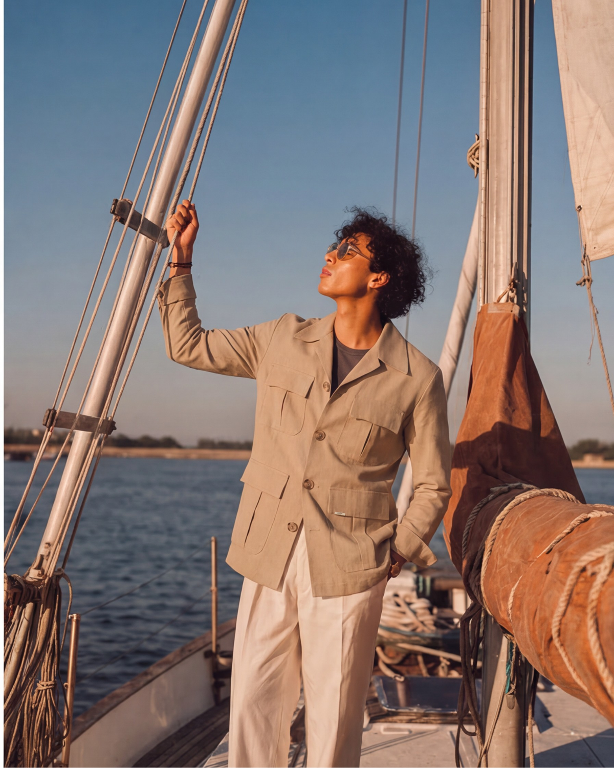 Camel Seville Safari Overshirt
