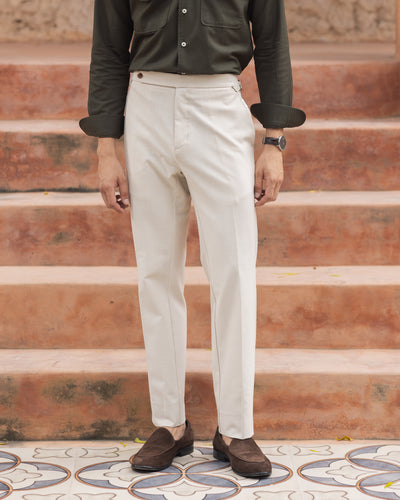 Beige Italian Trousers