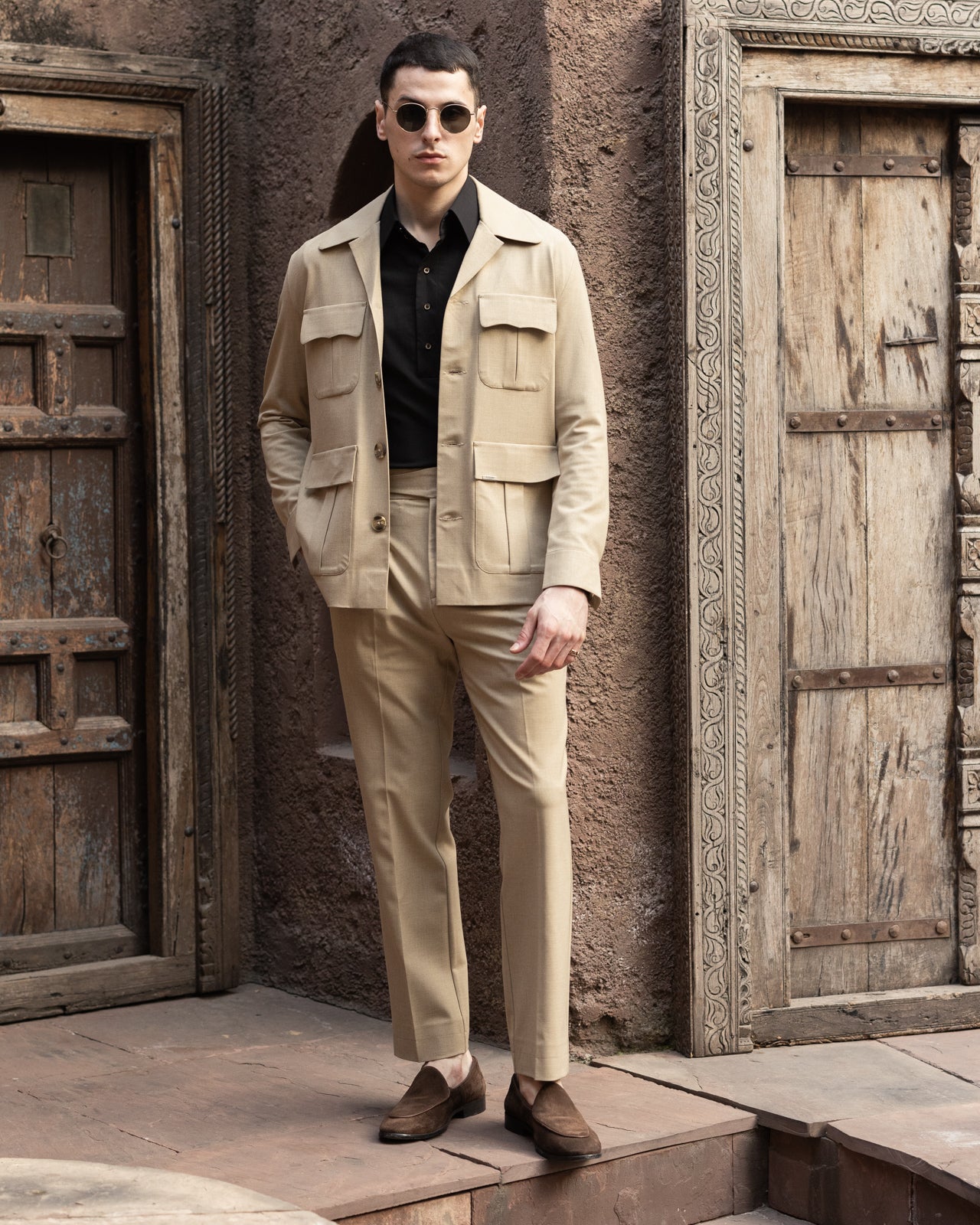 Camel Seville Safari Overshirt