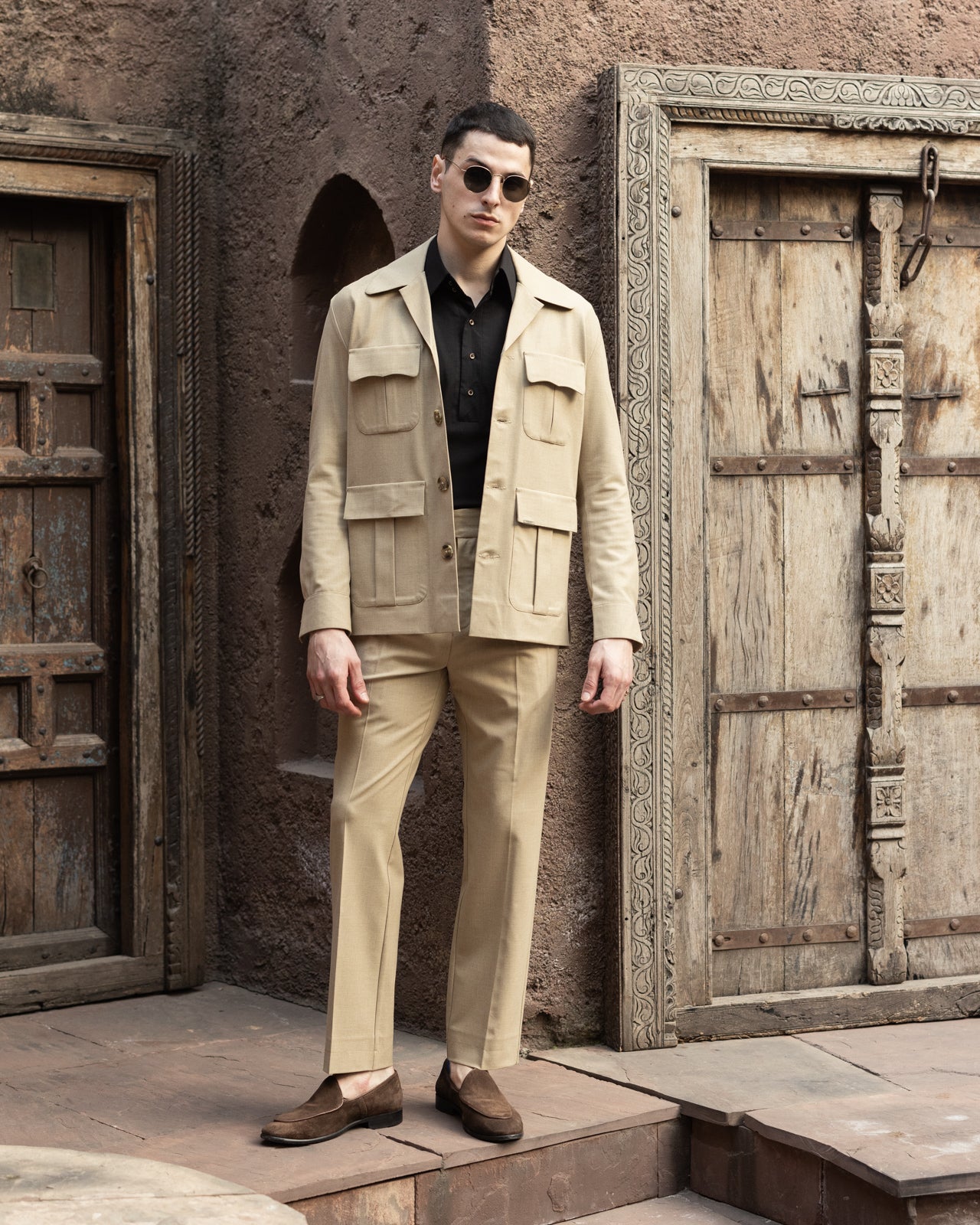 Camel Seville Safari Overshirt