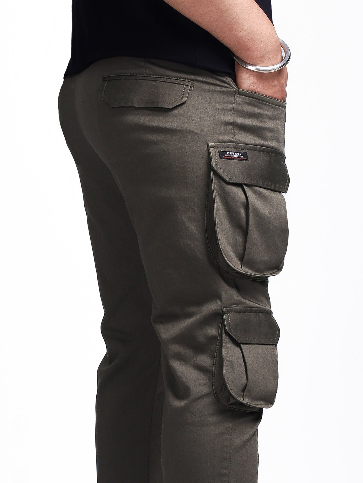 Olive 7- Pocket Cargo Stretch Pants (Limited Edition)