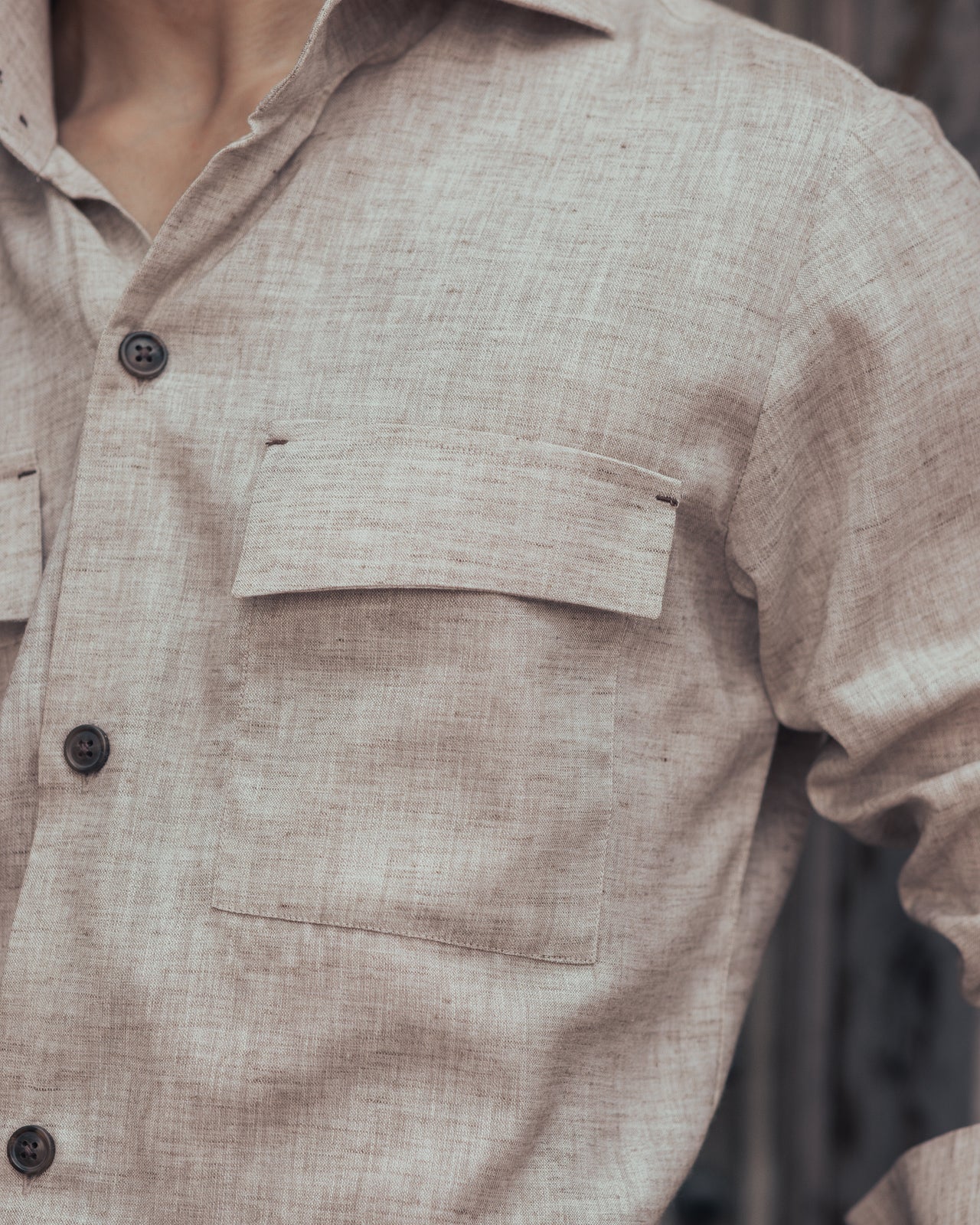 Desert Dune 2-Button Cut-Away Collar Shirt