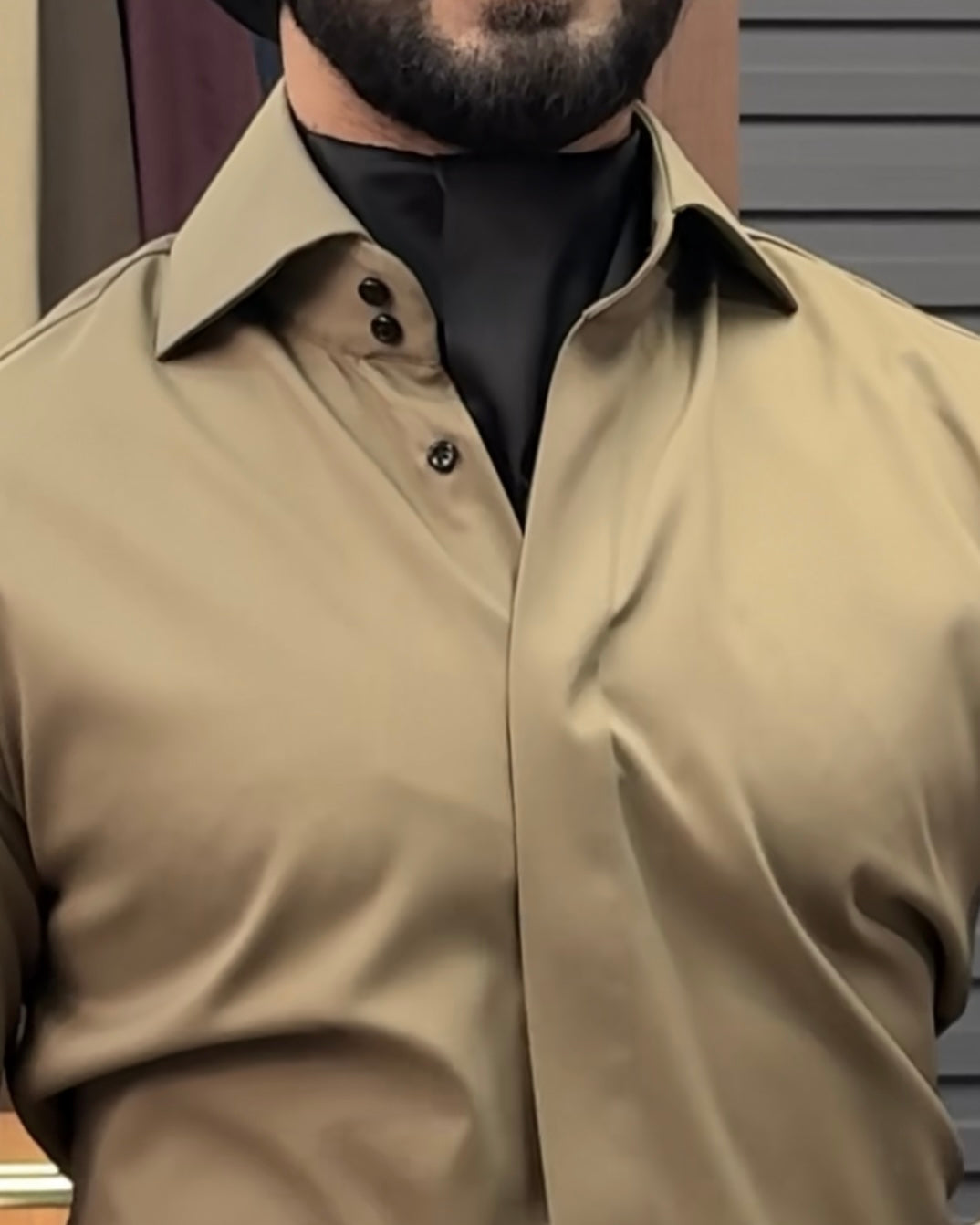 Black Silky Cravat (Pre-Tied)