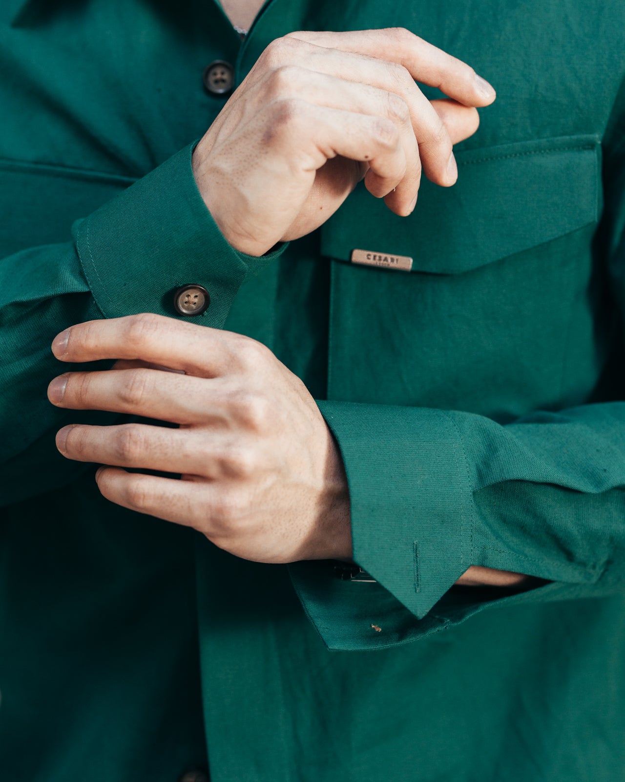 Imperial Teal Linen Elevated Shirt (Limited Edition)