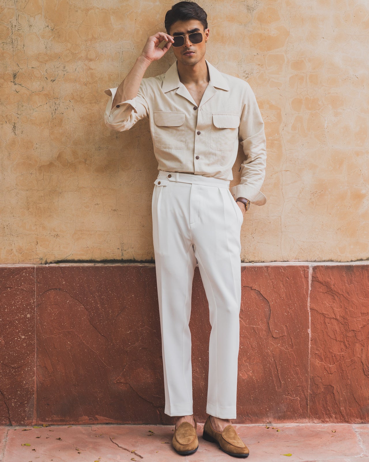 Ivory Neapolitan Cuban Shirt