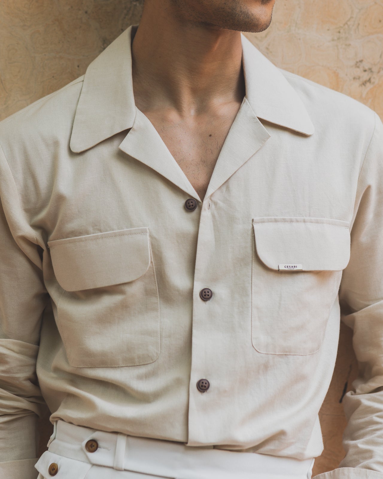 Ivory Neapolitan Cuban Shirt
