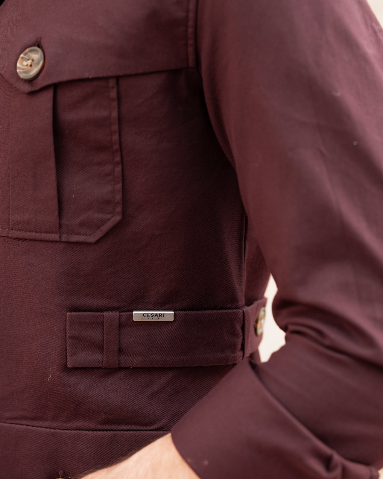 Merlot Marshal Safari Shirt
