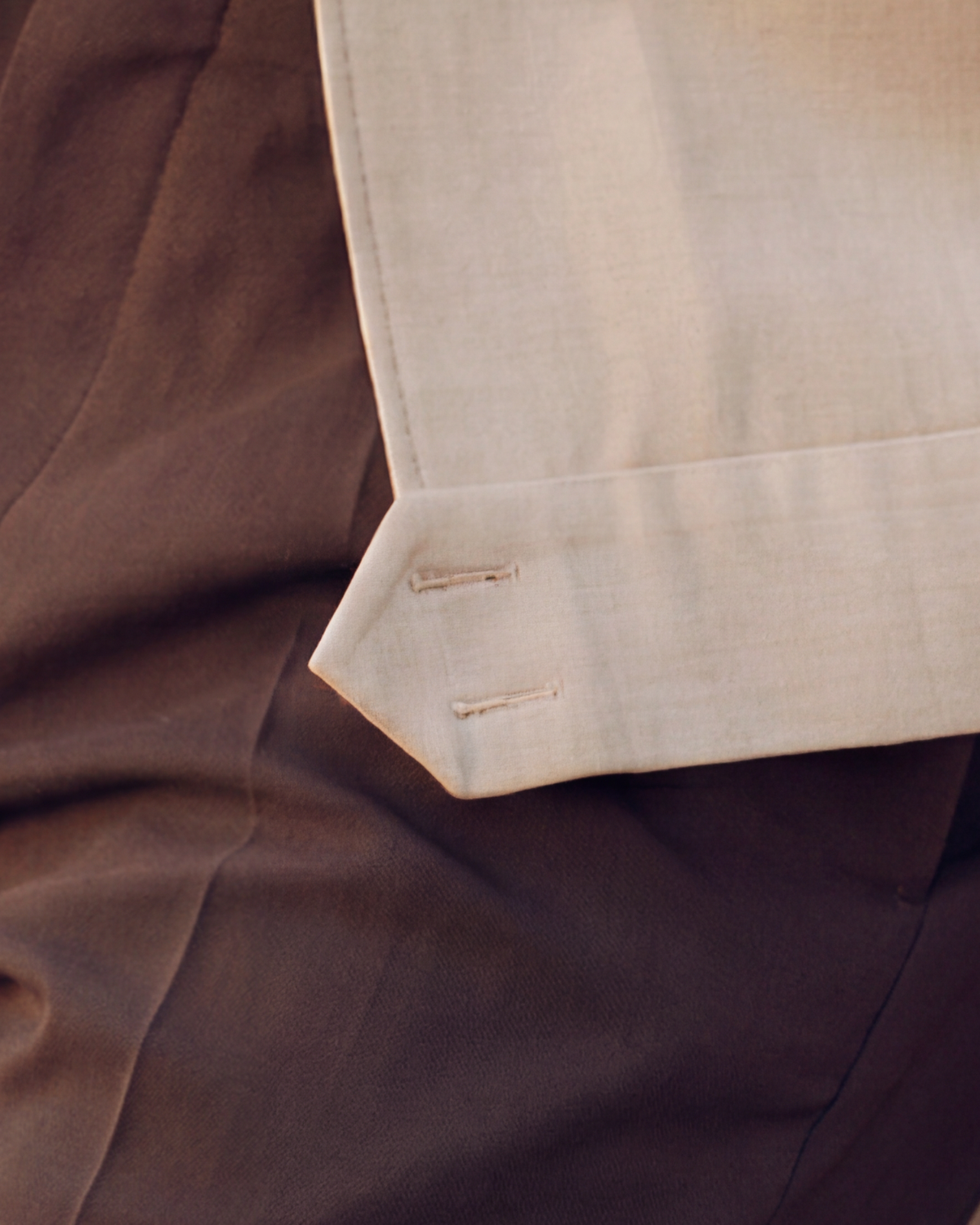 Beige Tailored Trucker Shacket