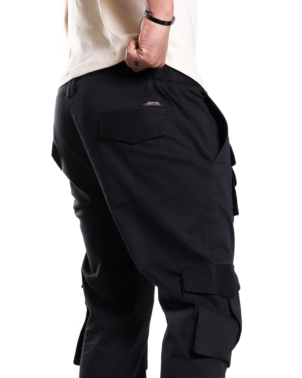 Mens Threadbare Utility Cuffed Zipped Trousers Eleven Casual Pockets Cargo  Pant | eBay