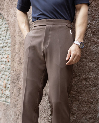 Brushed Brown Italian Trousers (Limited Edition)