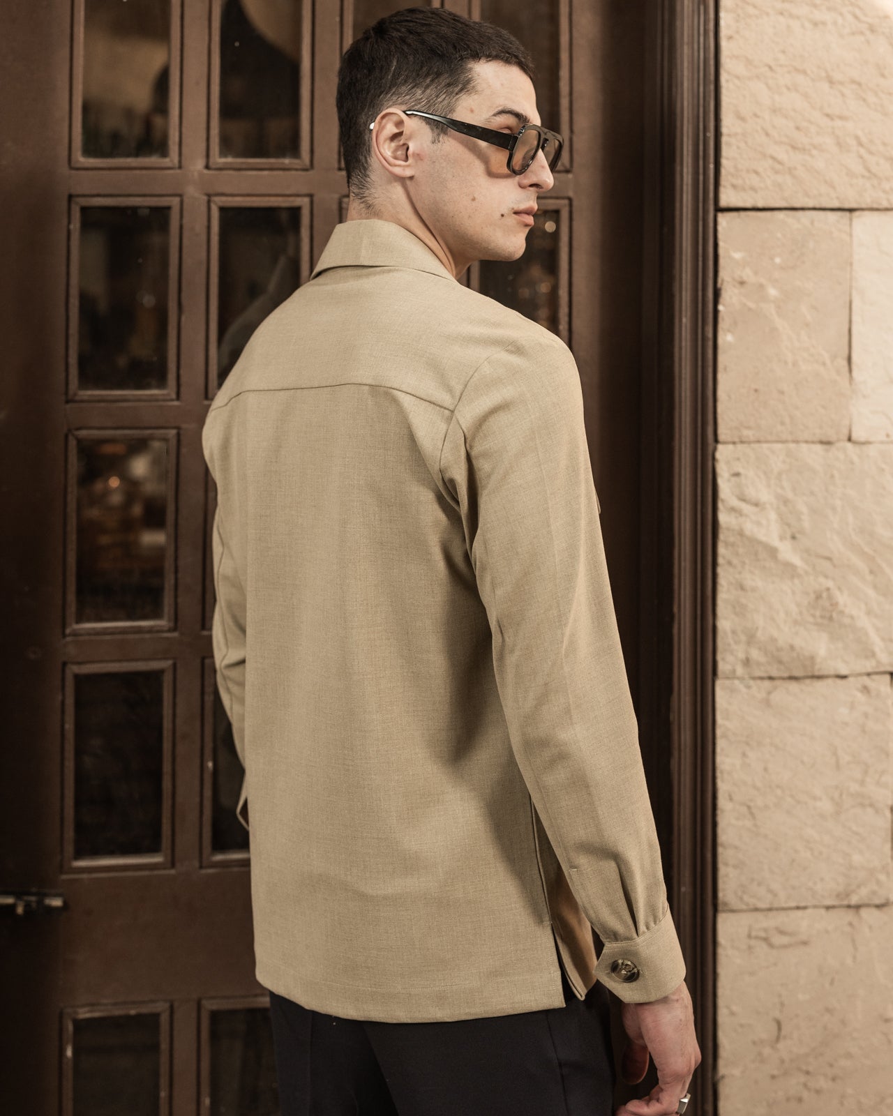 Camel Seville Safari Overshirt