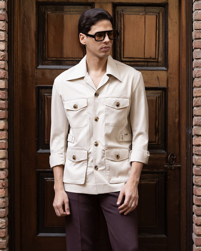 Dutch Cream Stefan Field Safari Shirt