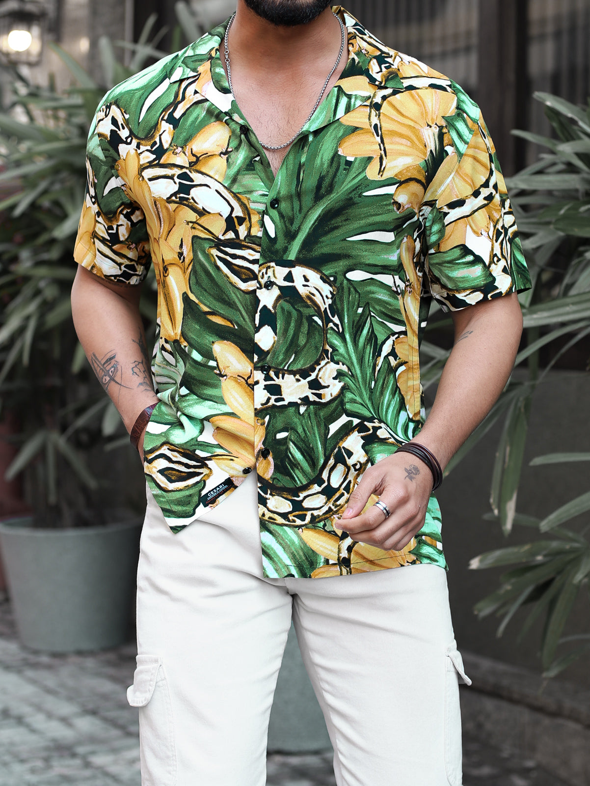 Forest Print Resort Shirt