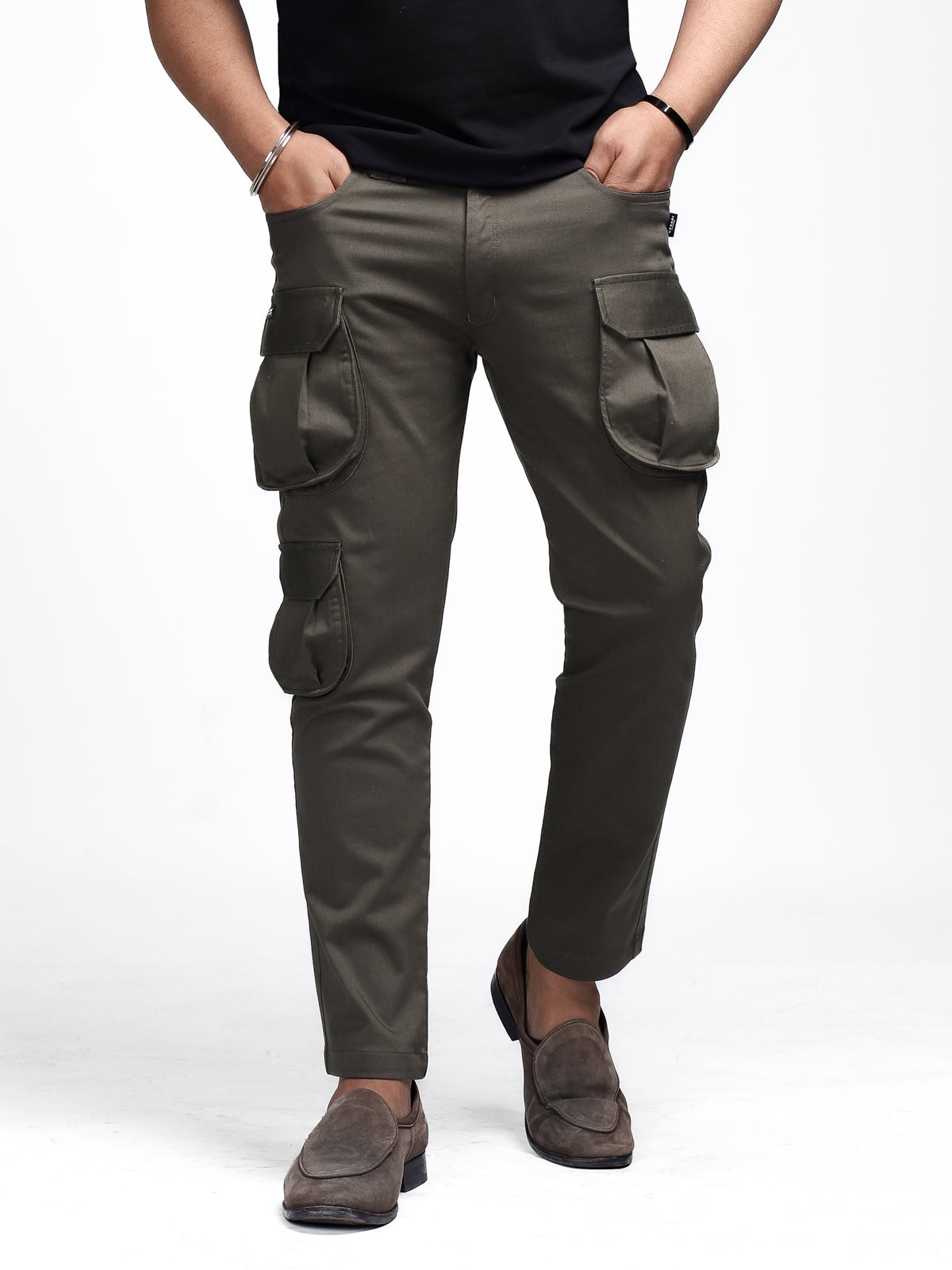 Front Pocket Nylon Cargo Pants – eightyfiveclo