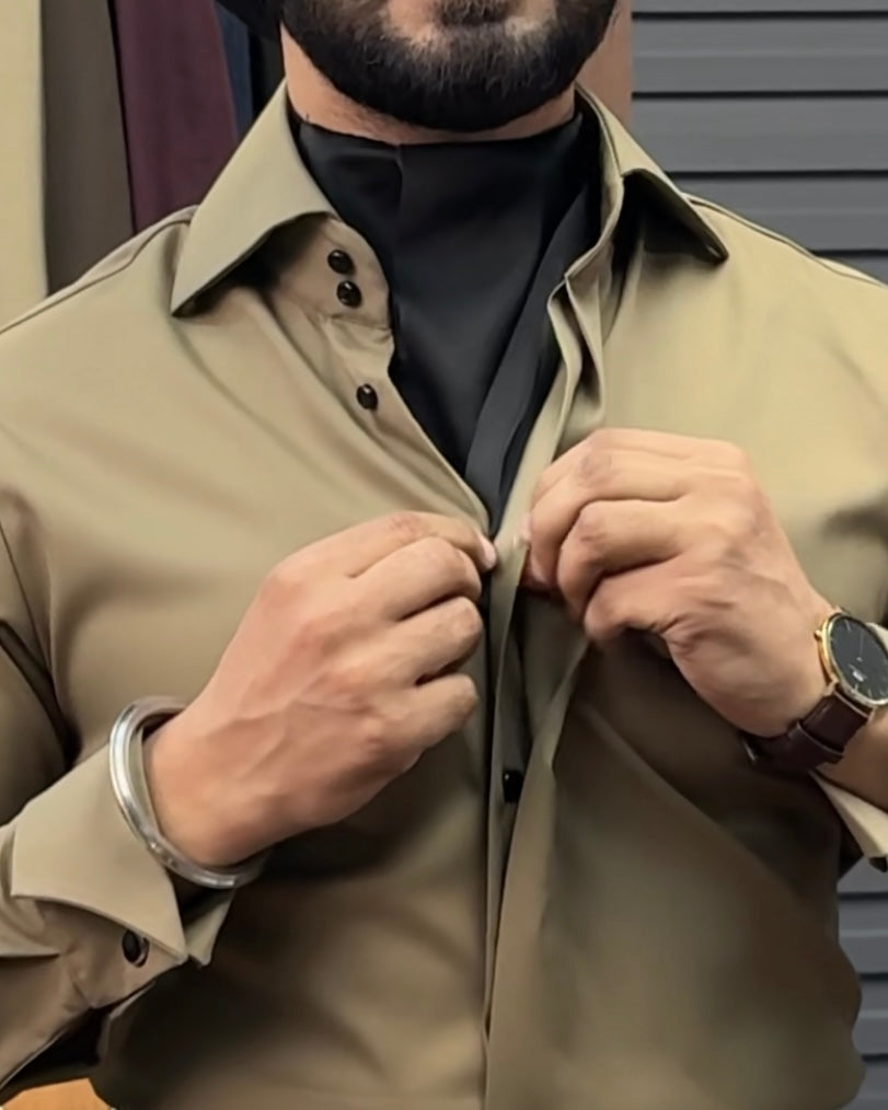 Black Silky Cravat (Pre-Tied)