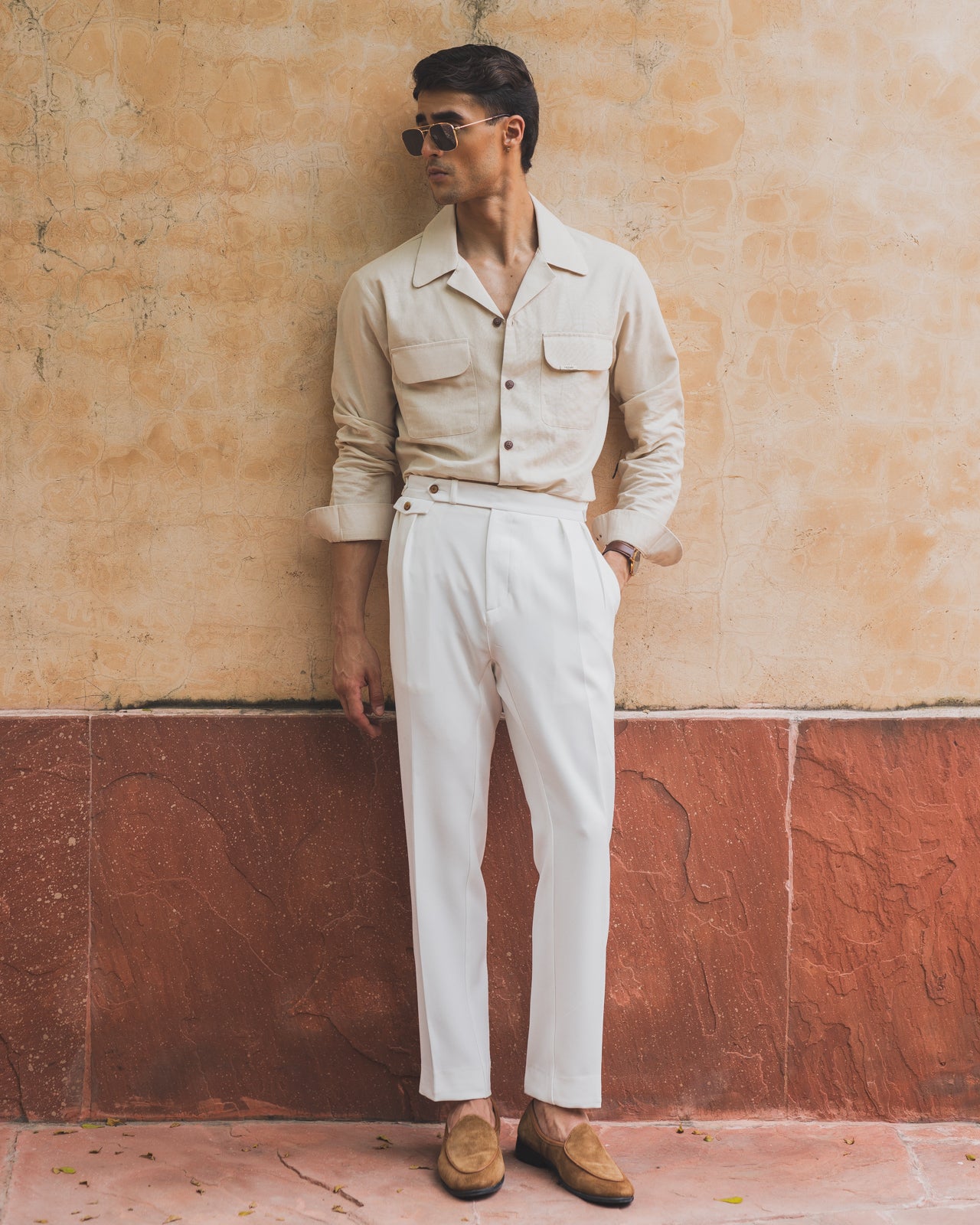 Ivory Neapolitan Cuban Shirt