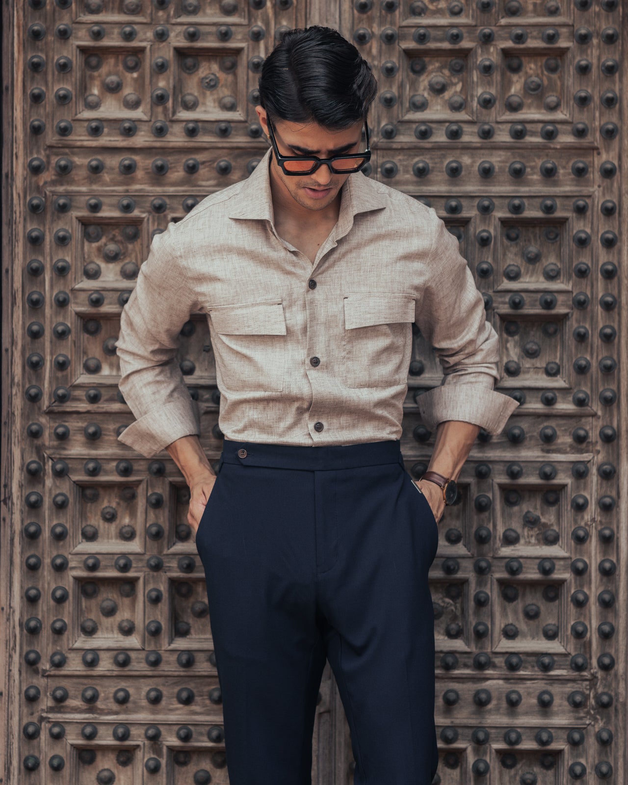 Navy Italian Trousers