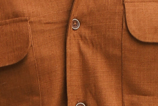 Rust - One Piece Lapel Cooper Collar Shirt