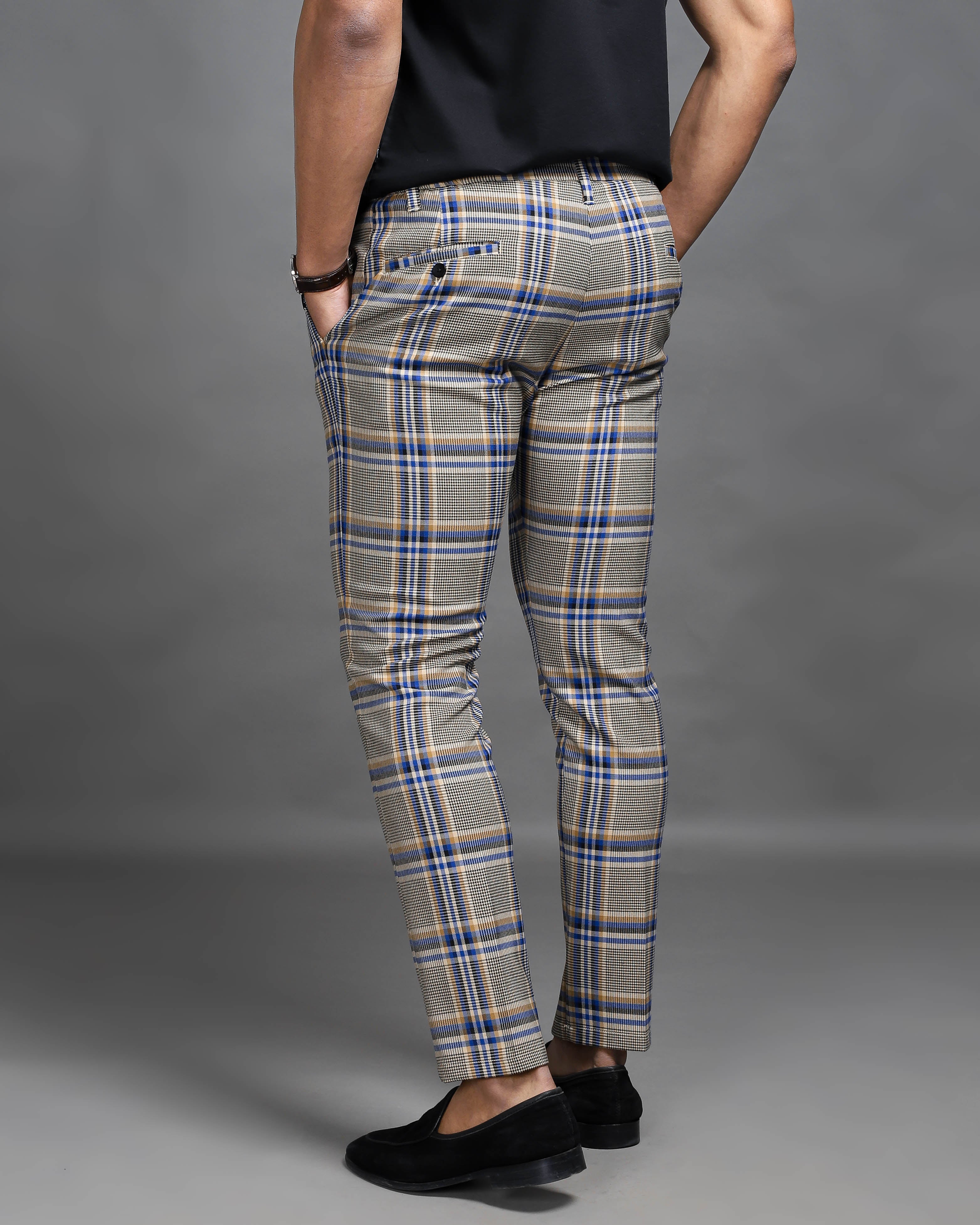 Check plaid pants deals