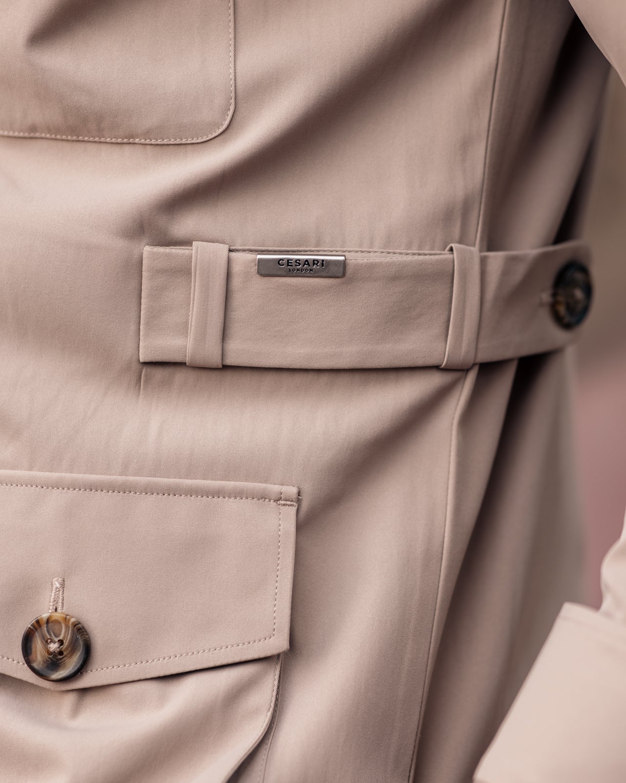 Beige Stefan Field Safari Shirt