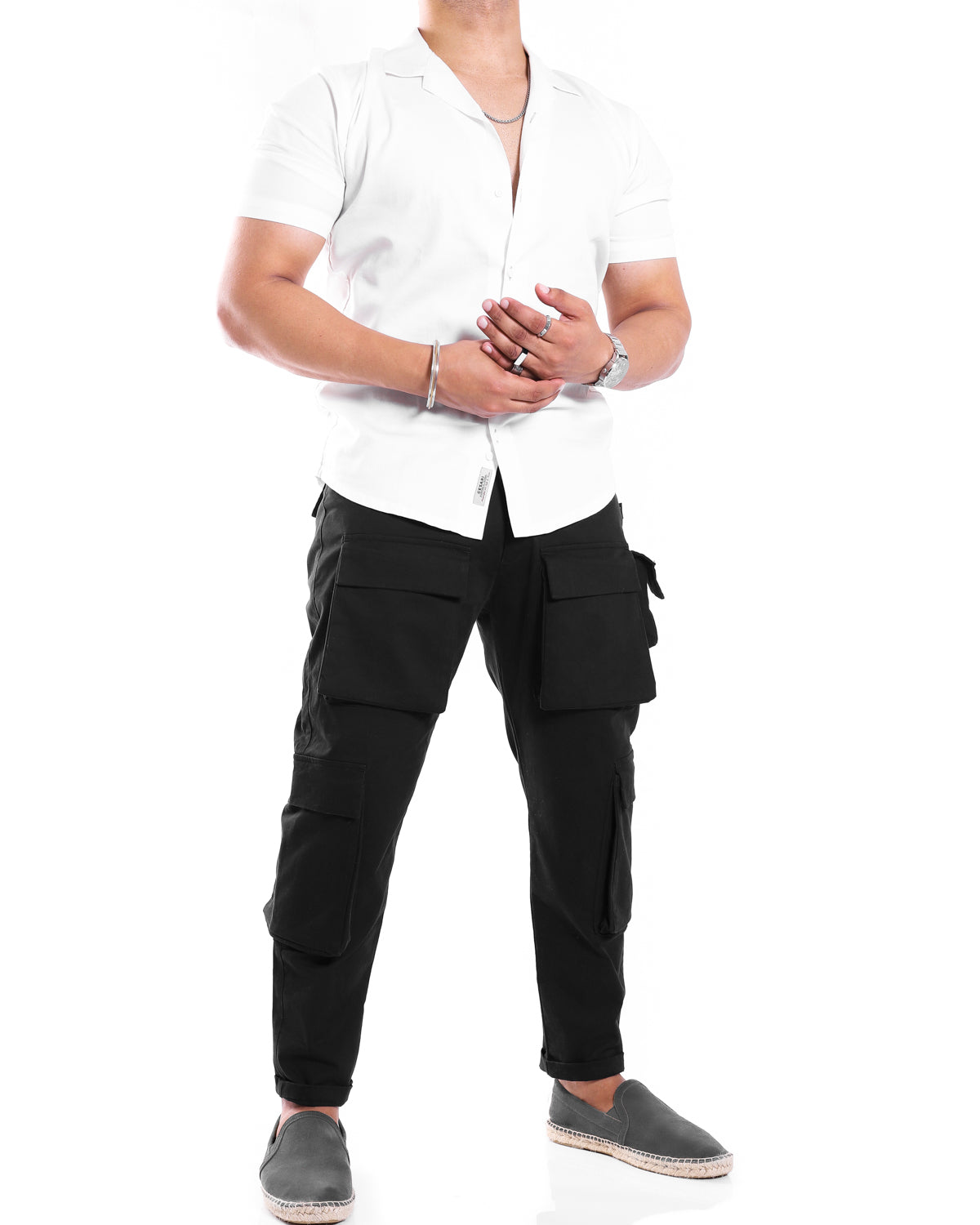 Buy Ash Grey Trousers & Pants for Men by DJ & C Online | Ajio.com