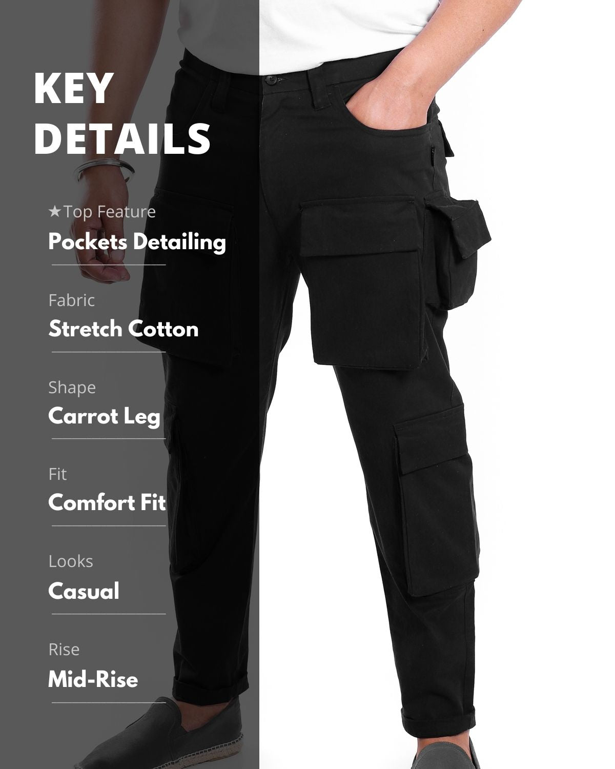 Vetements Black Fleece Police Cargo Pants for Men  Lyst