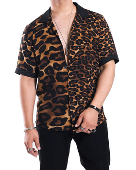 L5 Leopard Seamless Collar Shirt (STUDIO COLLECTION)