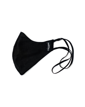 Set of 4 - Solid Black Cotton Mask (Head/Ear Loops) Masks - CESARI LONDON|Now in India